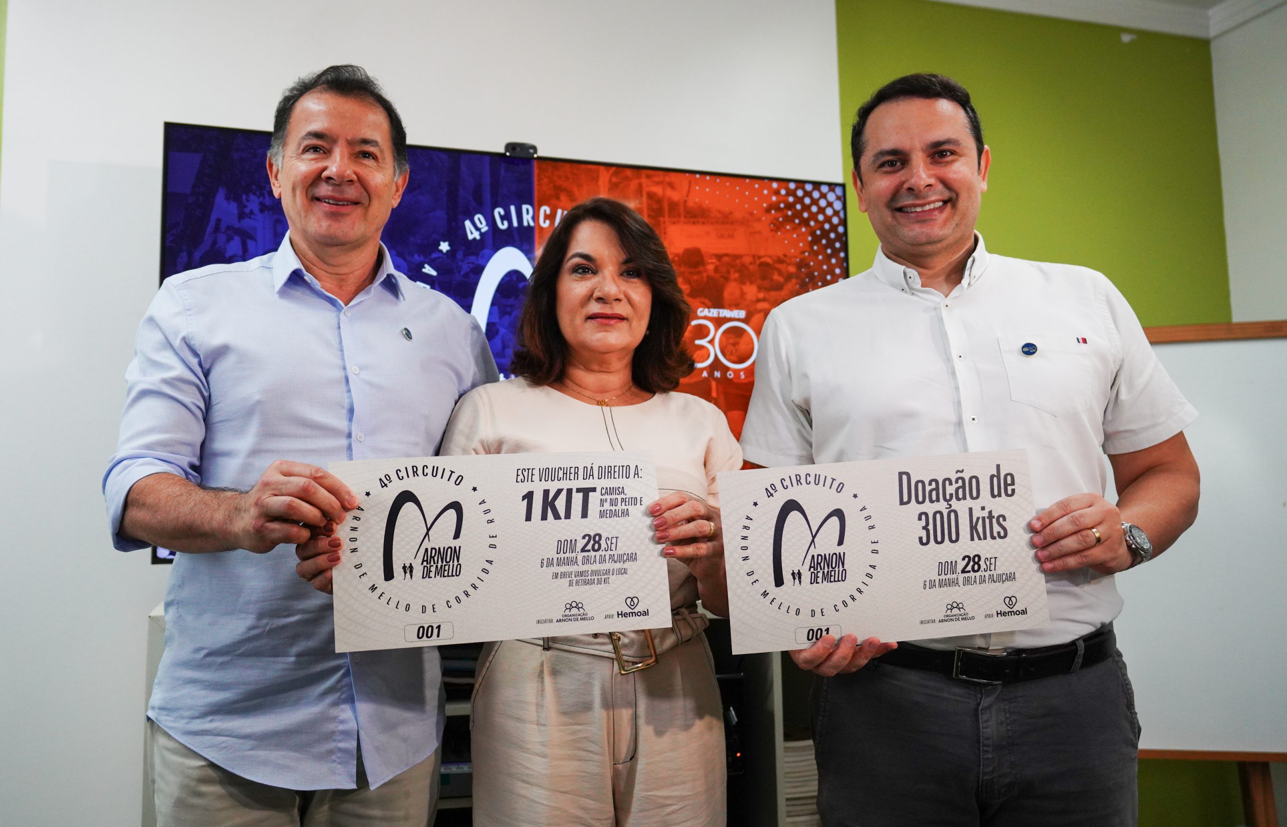 Leia mais sobre o artigo Doadores de sangue com voucher para o IV Circuito Arnon de Mello devem retirar kits na quinta (25) e sexta (26)