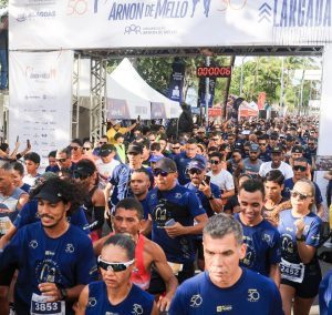 Trezentos doadores de sangue do Hemoal participam do IV Circuito Arnon de Mello de Corrida