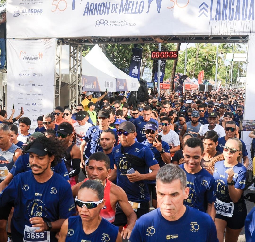 Leia mais sobre o artigo Trezentos doadores de sangue do Hemoal participam do IV Circuito Arnon de Mello de Corrida