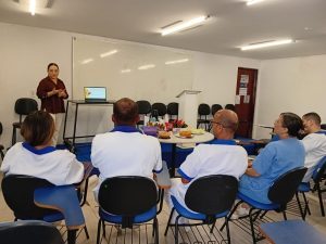 Café da Manhã do setembro amarelo no Hospital Ib Gatto Falcão valoriza saúde mental dos colaboradores