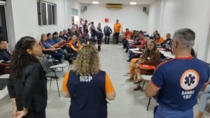 Samu promove curso sobre transporte seguro de recém-nascidos e crianças