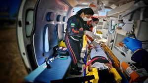 Samu Alagoas atua com eficiência para atender vítima de colisão entre moto e ambulância em São Miguel dos Milagres