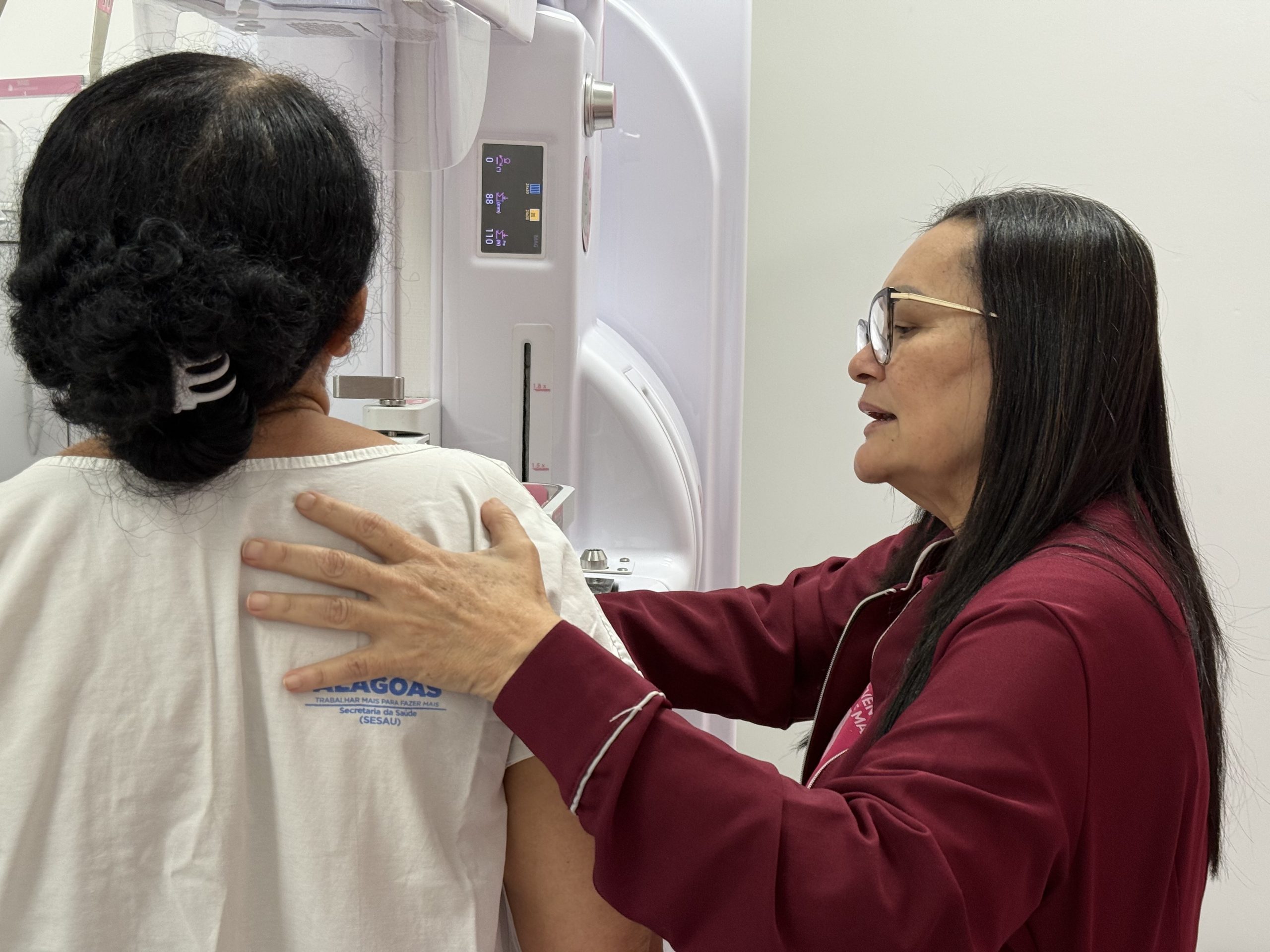 Leia mais sobre o artigo Hospital da Mulher de Alagoas e Seplag promovem mutirão de mamografias para 170 servidoras estaduais 