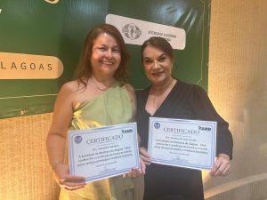 Diretora e gerente de Hematologia do Hemoal são homenageadas pela Sociedade de Medicina de Alagoas