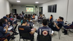 Samu promove palestra de Suporte Avançado de Vida para otimizar atendimento em paradas cardiorrespiratórias