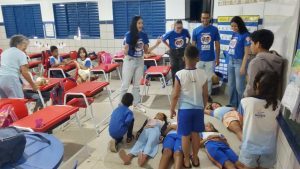 Samu nas Escolas leva noções de primeiros socorros a alunos do Vergel do Lago