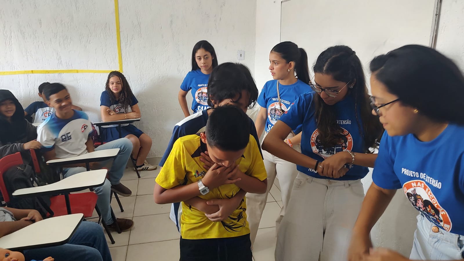 Leia mais sobre o artigo Projeto Samu nas Escolas leva aprendizado e cidadania a colégio de Maceió