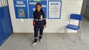 Aluna de 9 anos se inspira em ação do Samu nas Escolas e sonha em ser médica