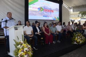 Secretário de Estado da Saúde representa governador Paulo Dantas no Lançamento da Carreta da Saúde, em Santana do Ipanema
