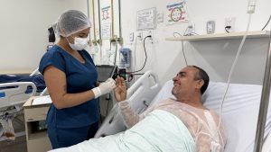 Comerciante com arritmia cardíaca tratado no HGE alerta para a importância de cuidar da saúde