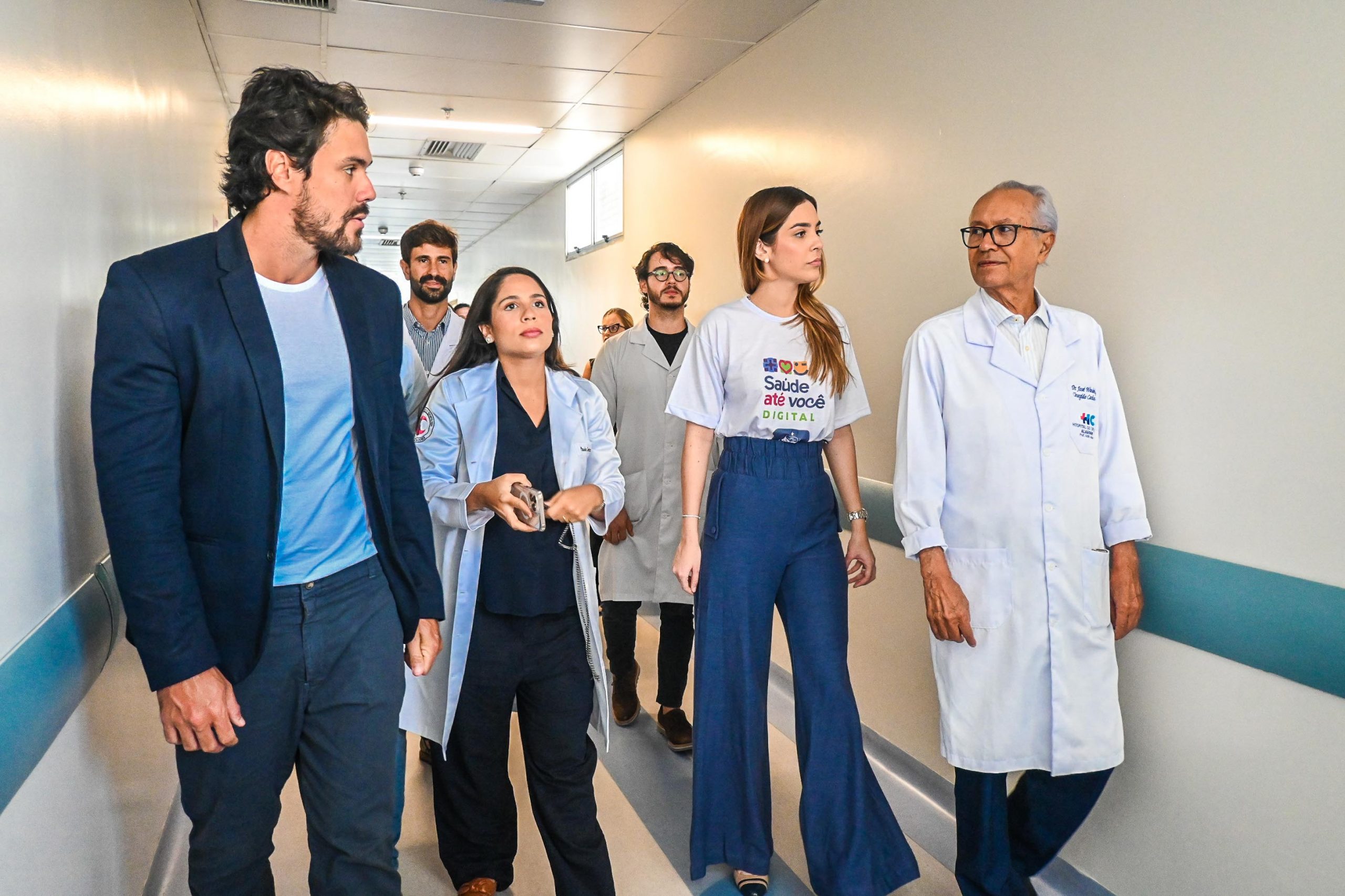 Leia mais sobre o artigo Equipe do Saúde Até Você Digital visita salas de atendimento em hospitais estaduais