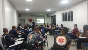 Samu promove palestras sobre obesidade e hipertensão para incentivar autocuidado entre profissionais