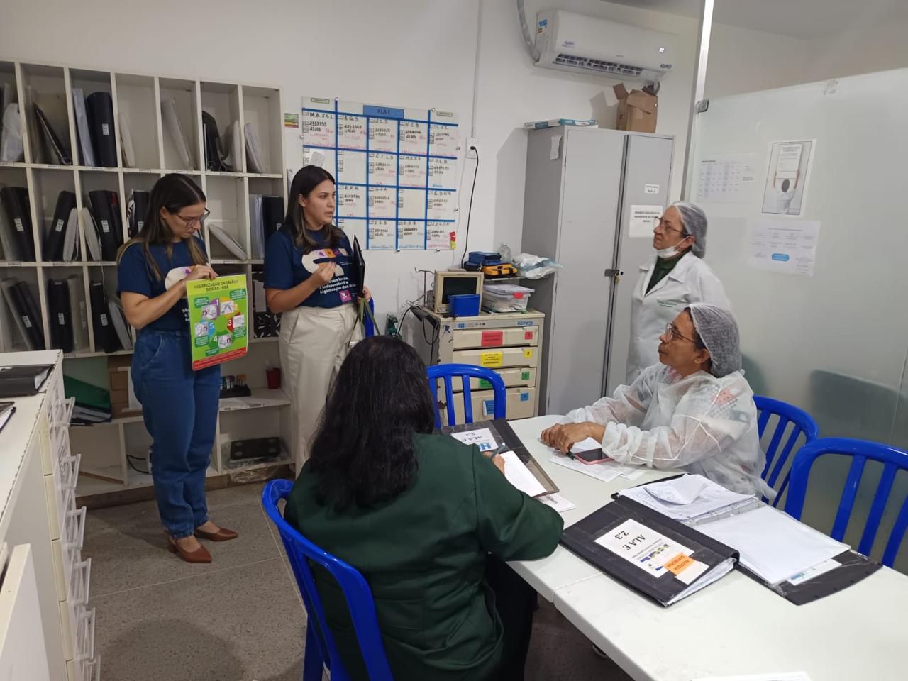 Leia mais sobre o artigo Ação educativa no HGE ressalta importância da higiene das mãos