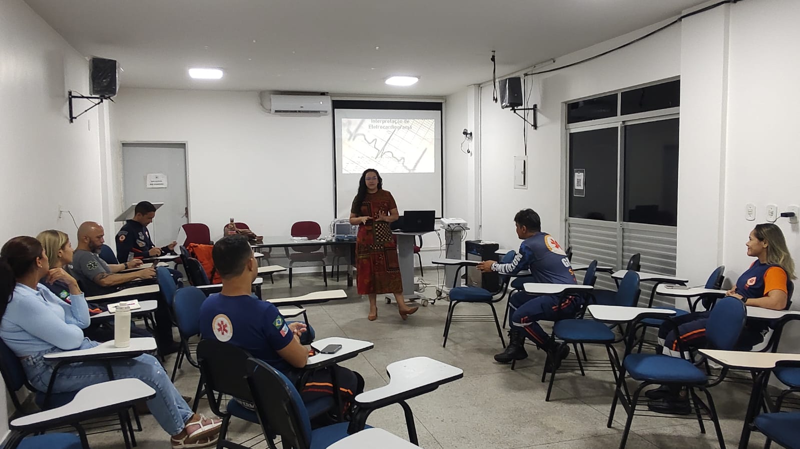 Leia mais sobre o artigo Samu Maceió inicia minicurso de interpretação de ECG para médicos e enfermeiros