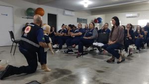 Samu capacita profissionais da Adefal sobre primeiros socorros
