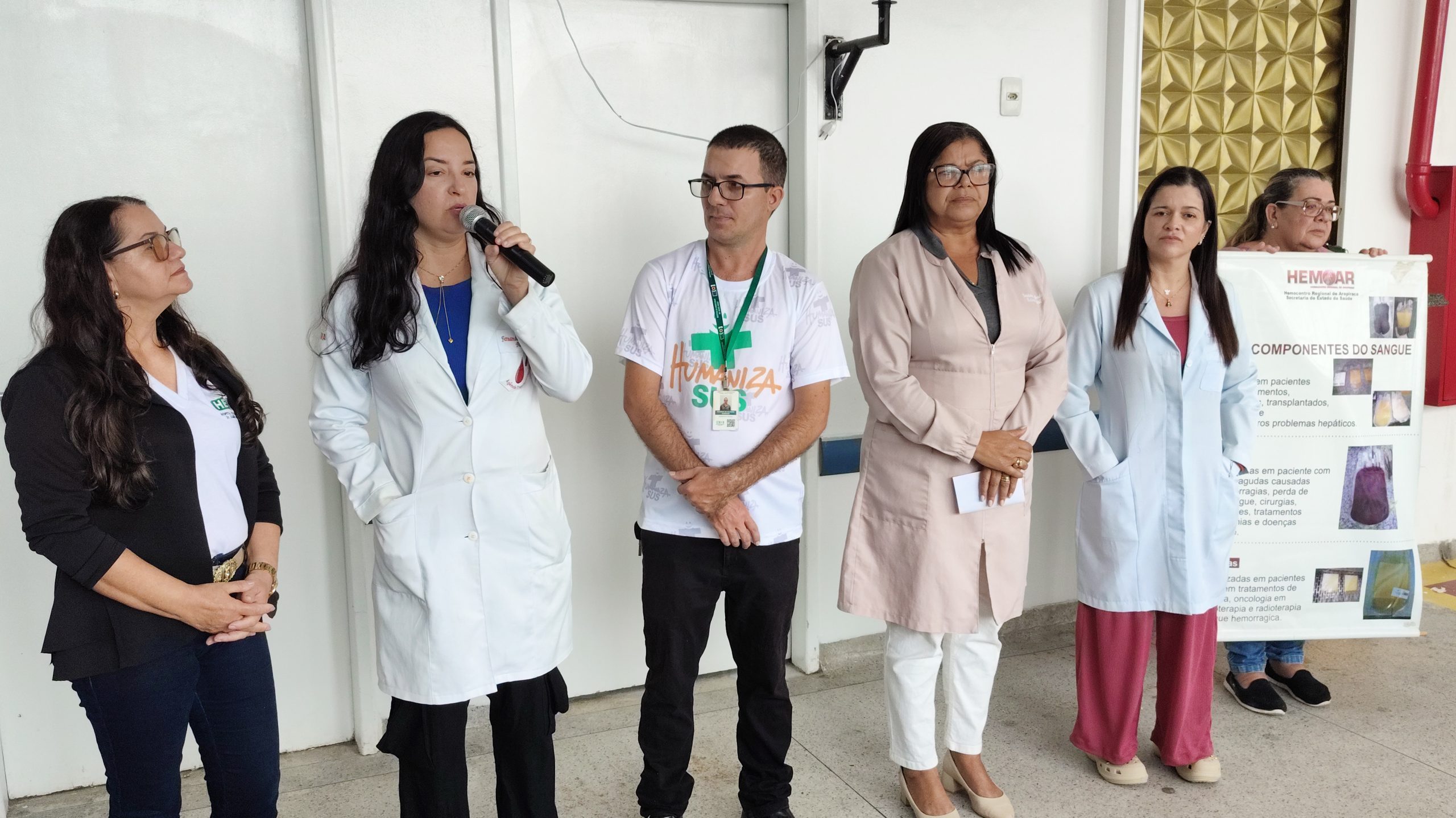 Leia mais sobre o artigo Sala de Espera do HEA leva informação sobre doação de sangue durante Campanha Junho Vermelho