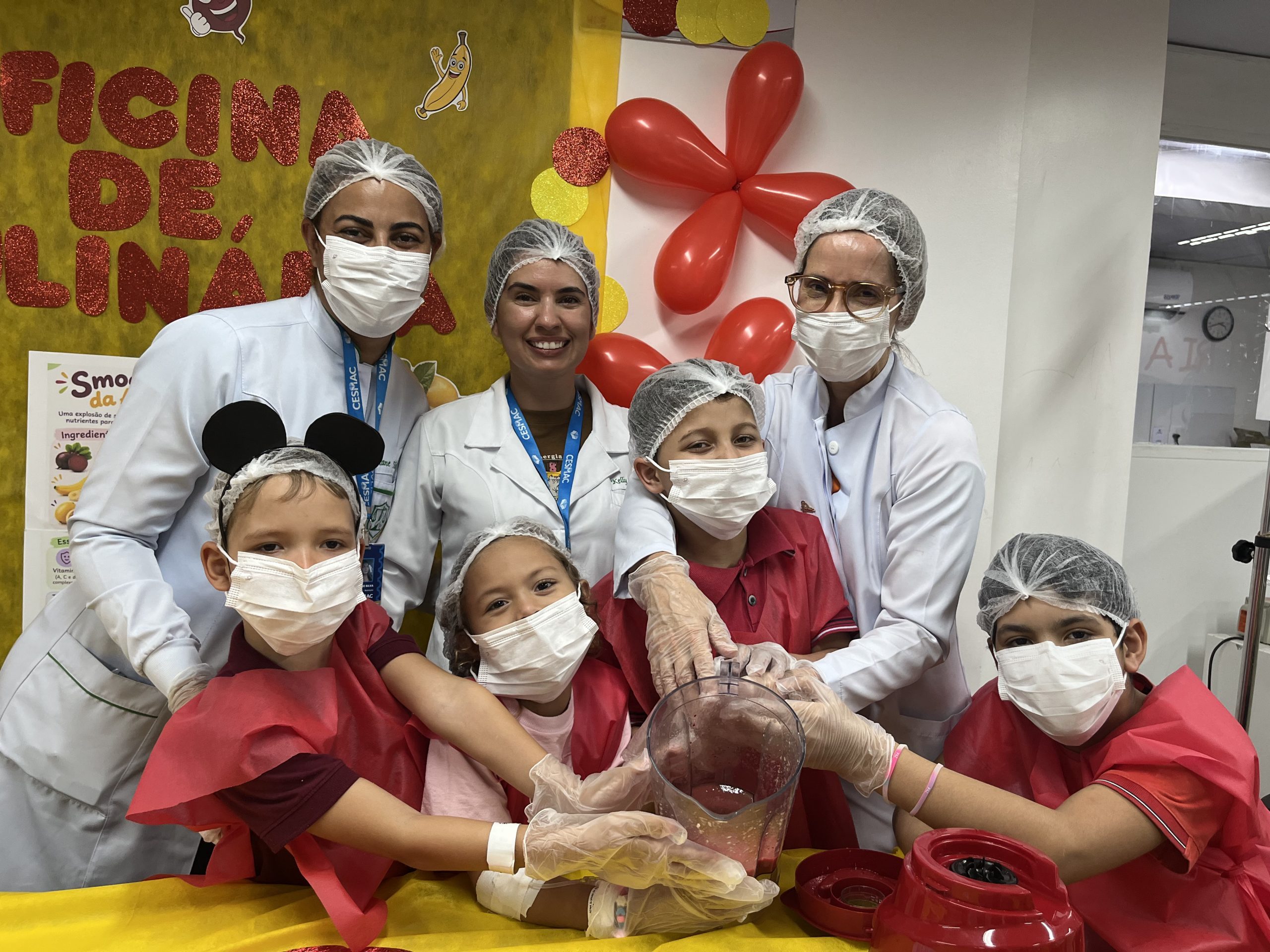 Leia mais sobre o artigo Oficina de Culinária leva cor, sabor e acolhimento à Pediatria do HGE